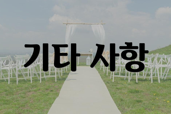 기타 사항