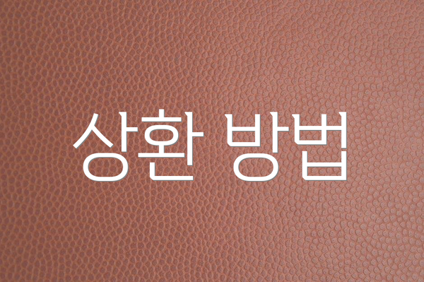 상환 방법