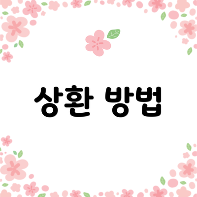 상환 방법