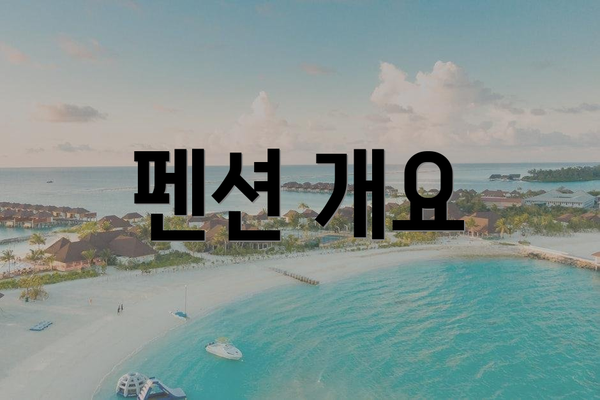 펜션 개요