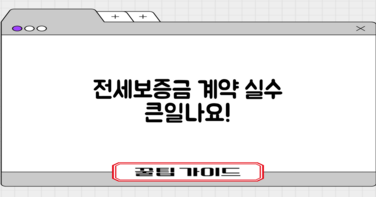 전세보증금 반환 계약서, 잘못 작성하면 큰일나요!