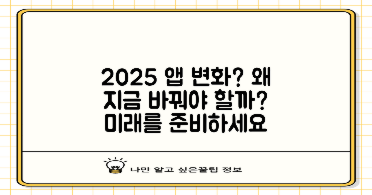2025년, 당신의 앱은 왜 달라져야 할까?