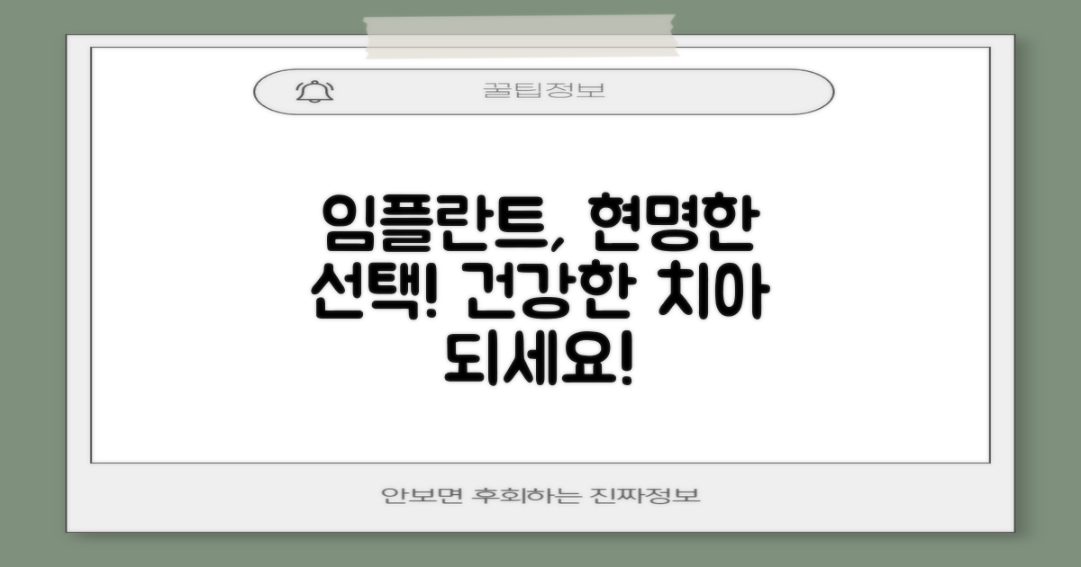 임플란트, 현명한 선택을 하세요!