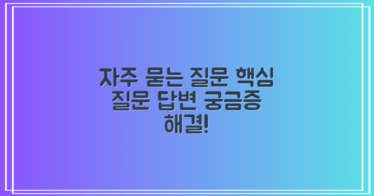 자주 묻는 질문