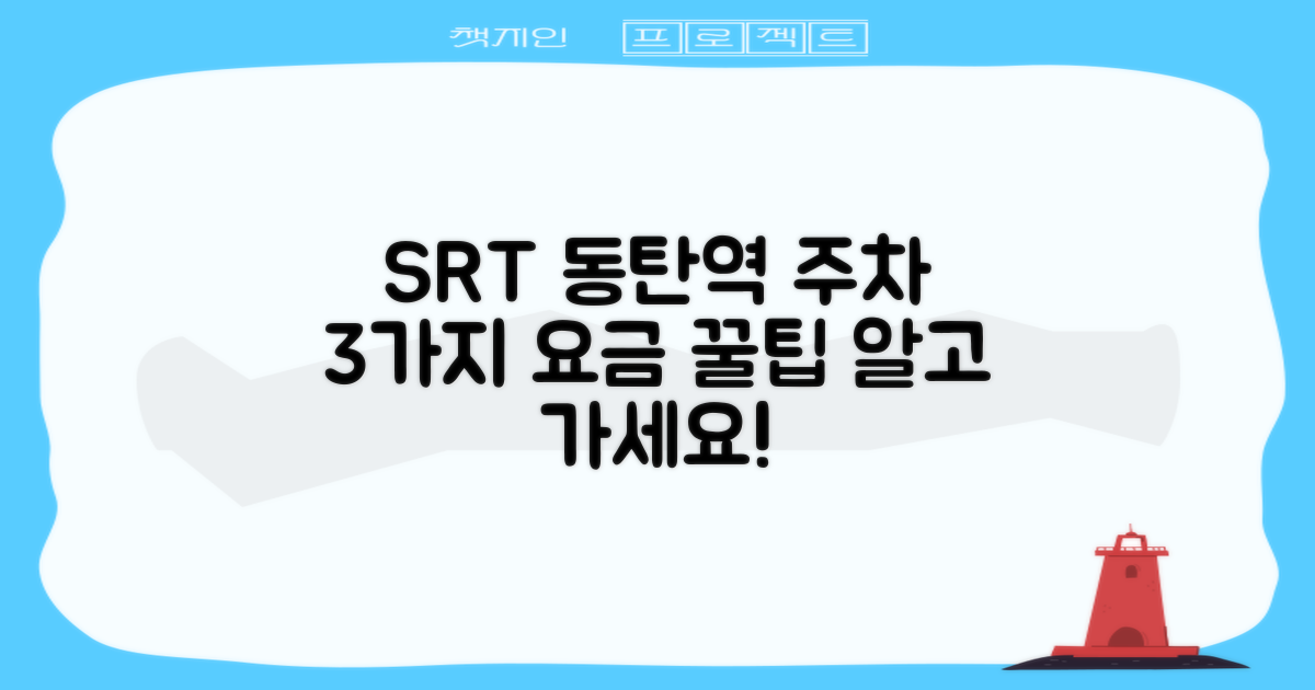 3가지 SRT 동탄역 공영주차 요금