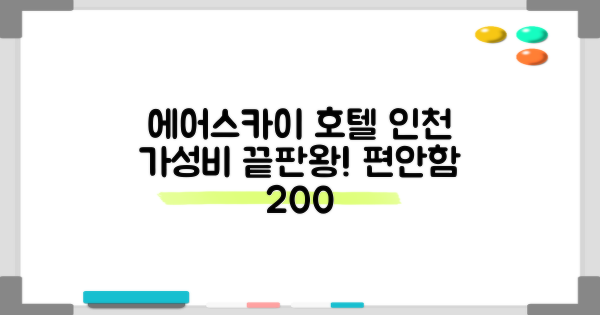 에어스카이 호텔 인천: 편안함과 가성비의 완벽 조화!