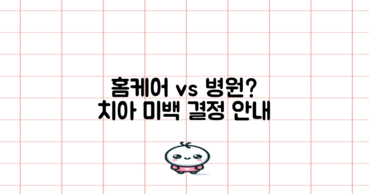 치아 미백제, 어떤 것을 선택해야 할까요? 홈케어 vs 전문가 케어