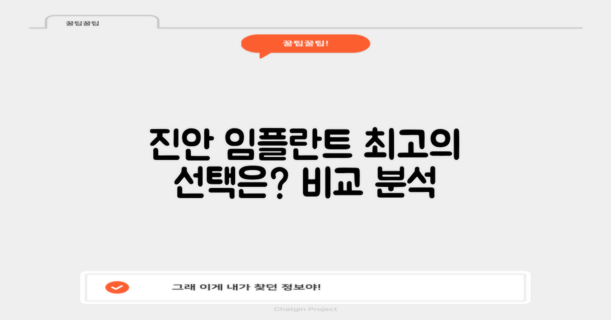 진안 최고의 임플란트 찾기: 합리적인 선택을 위한 비교 분석