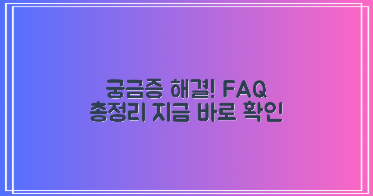 자주 묻는 질문